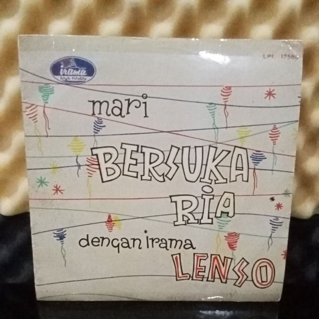 Vinyl Piringan Hitam 10 inch Gendjer Genjer - Mari Bersuka Ria dengan Irama Lenso