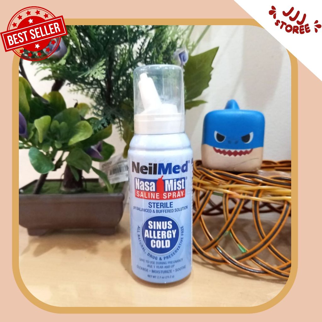 Neilmed Nasal Mist Saline Spray Sinus / Semprotan Untuk Membantu Mengatasi Hidung tersumbat Pilek Da