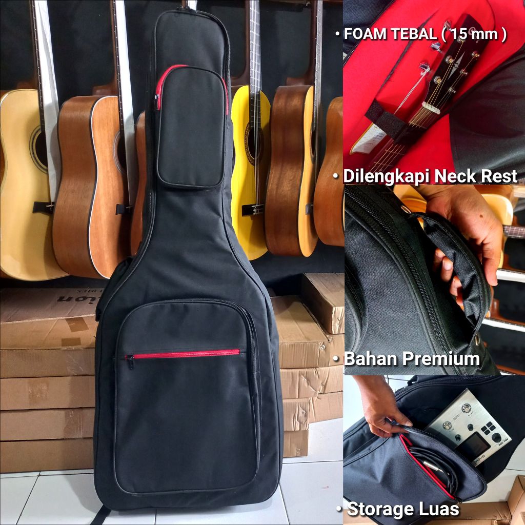 GIGBAG GITAR AKUSTIK TAS GITAR AKUSTIK SEMI GIGBAG GITAR