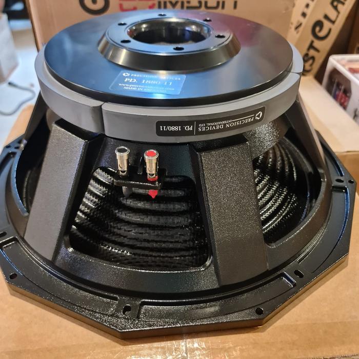 speaker component pd1880 pd 1880 daun carbon 18inch vc 5in grade A
