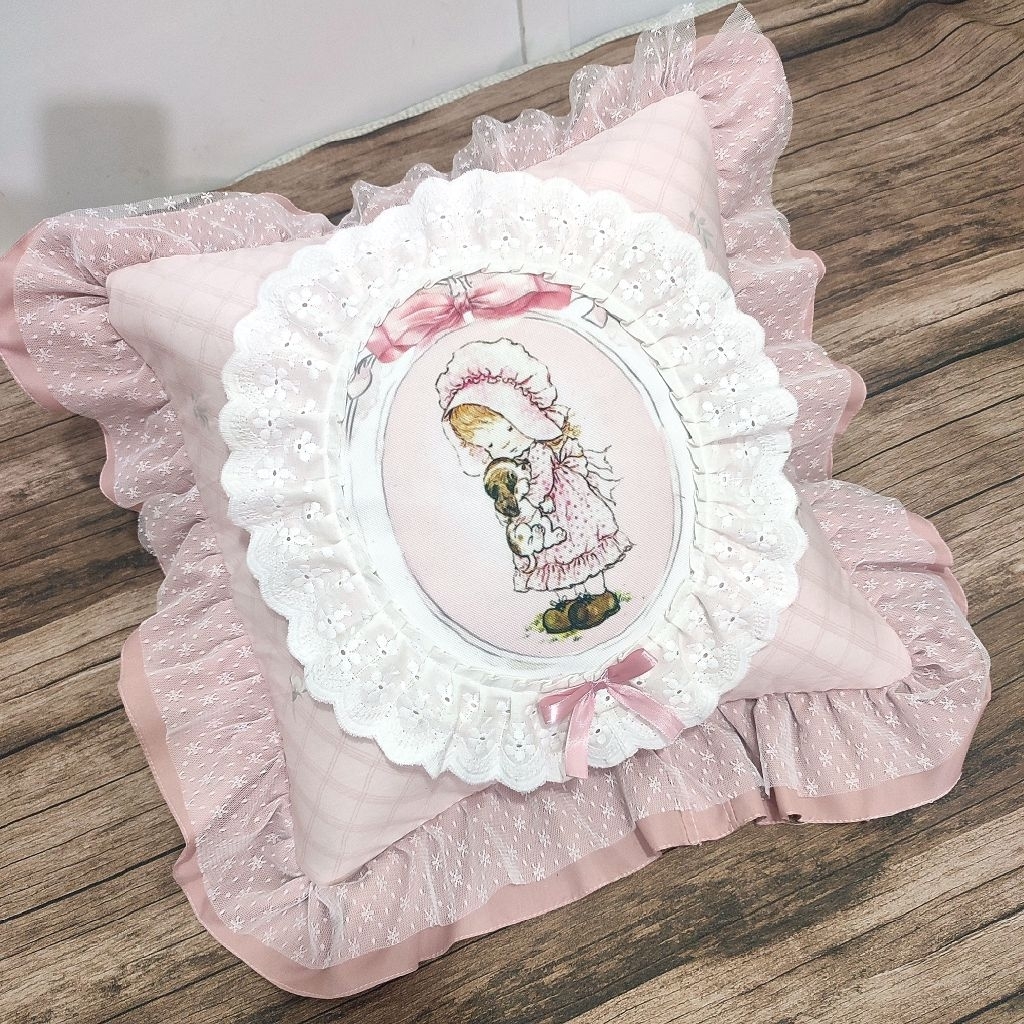 Sarung Bantal Sofa Cushion Cover Kursi Tamu Aesthetic Ukuran 40*40 Minimalis Cantik Modern  Bahan Ka