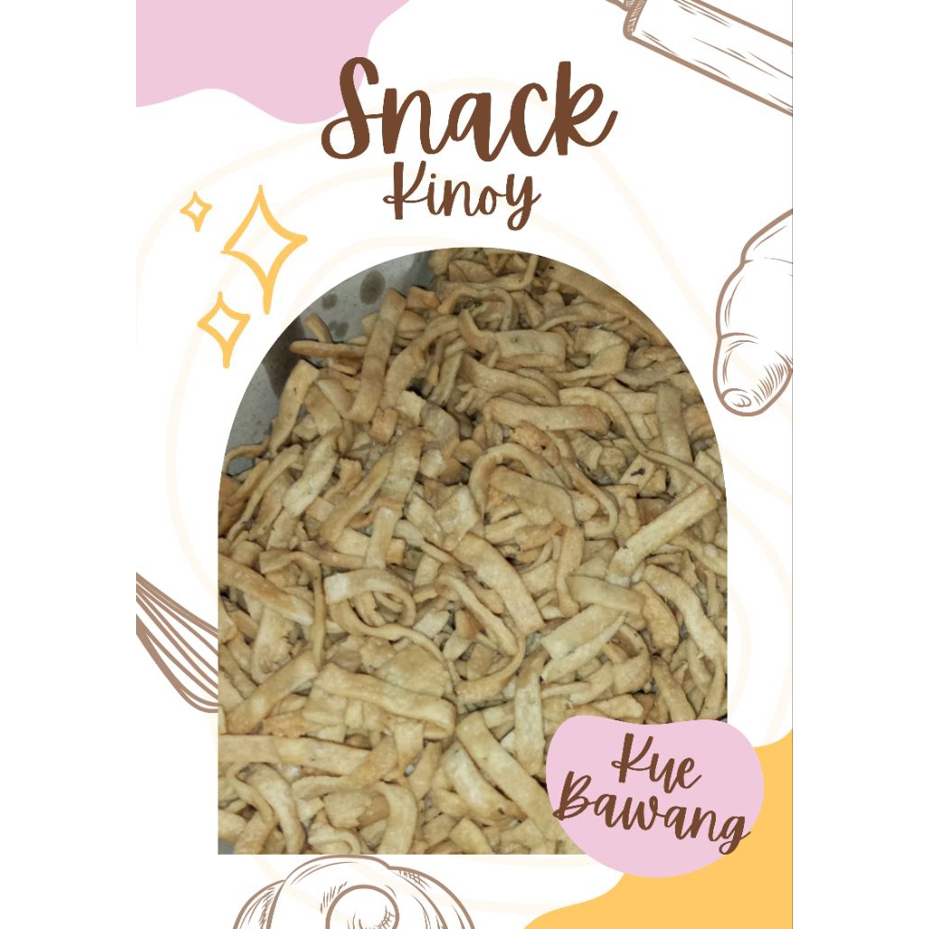 

KUE BAWANG RENYAH 1 KG / CEMILAN / SNACK RINGAN / HALAL / SNACK KINOY