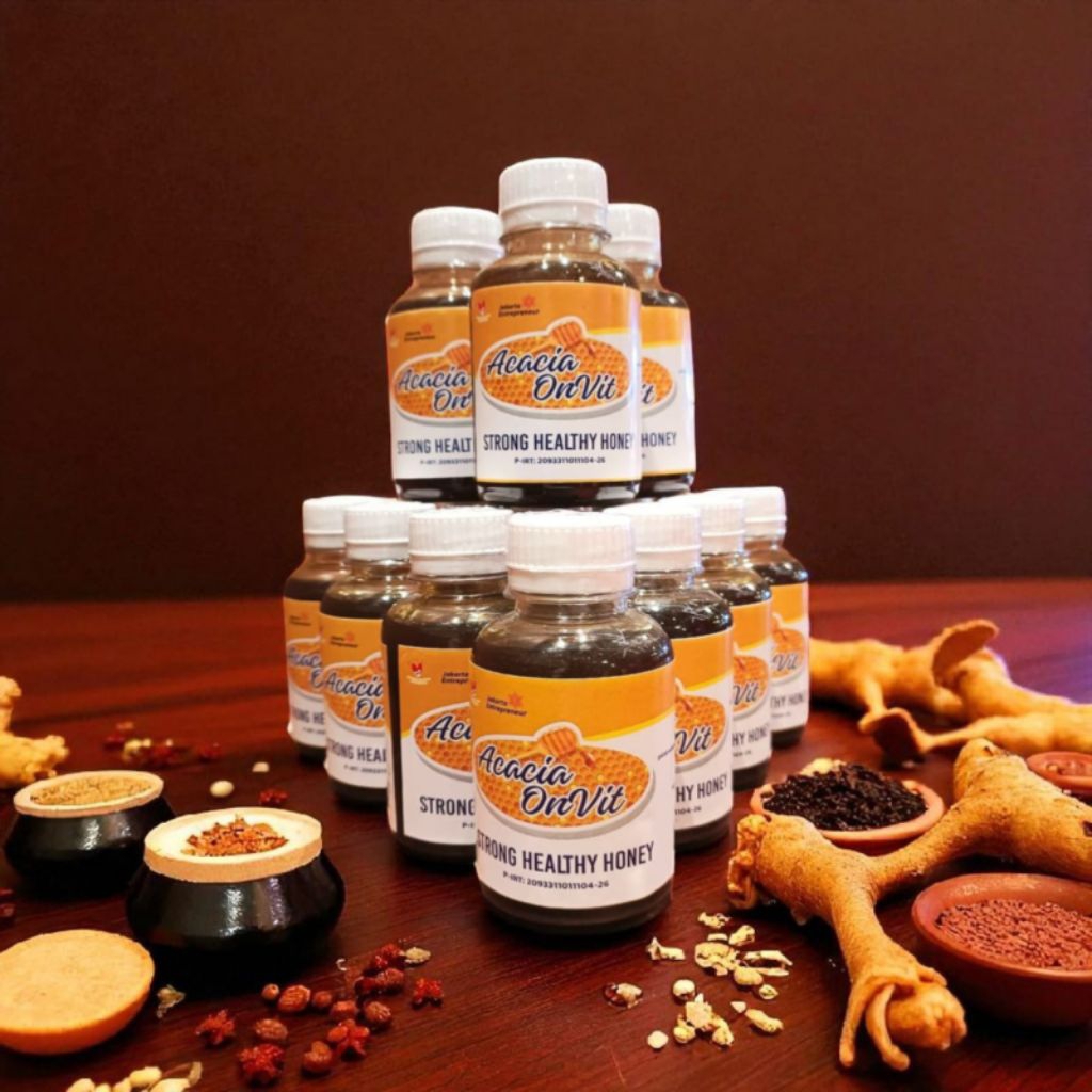 Madu Acacia onvit STRONG HEALTHY HONEY 100℅ Original Herbal