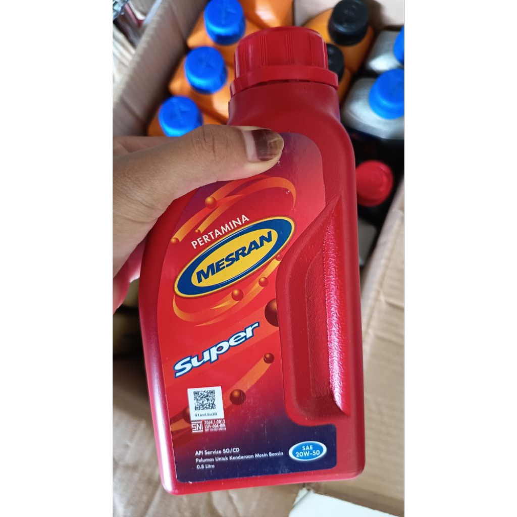 Oli Mesran super 1Liter - OLI MESRAN SUPER 1pcs PERTAMINA