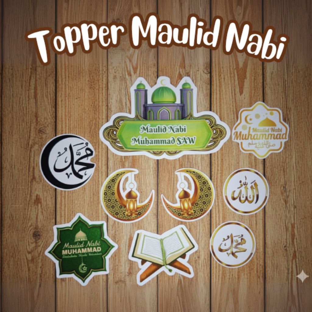 TOPPER MAULID NABI MUHAMMAD/TOPPER MAULID/TOPPER TUMPENG MAULID/HIASAN MAULID