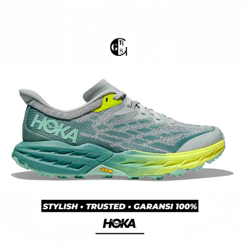 Sepatu Wanita Hoka Speedg0at 5 Trail Running Mercury Trellis