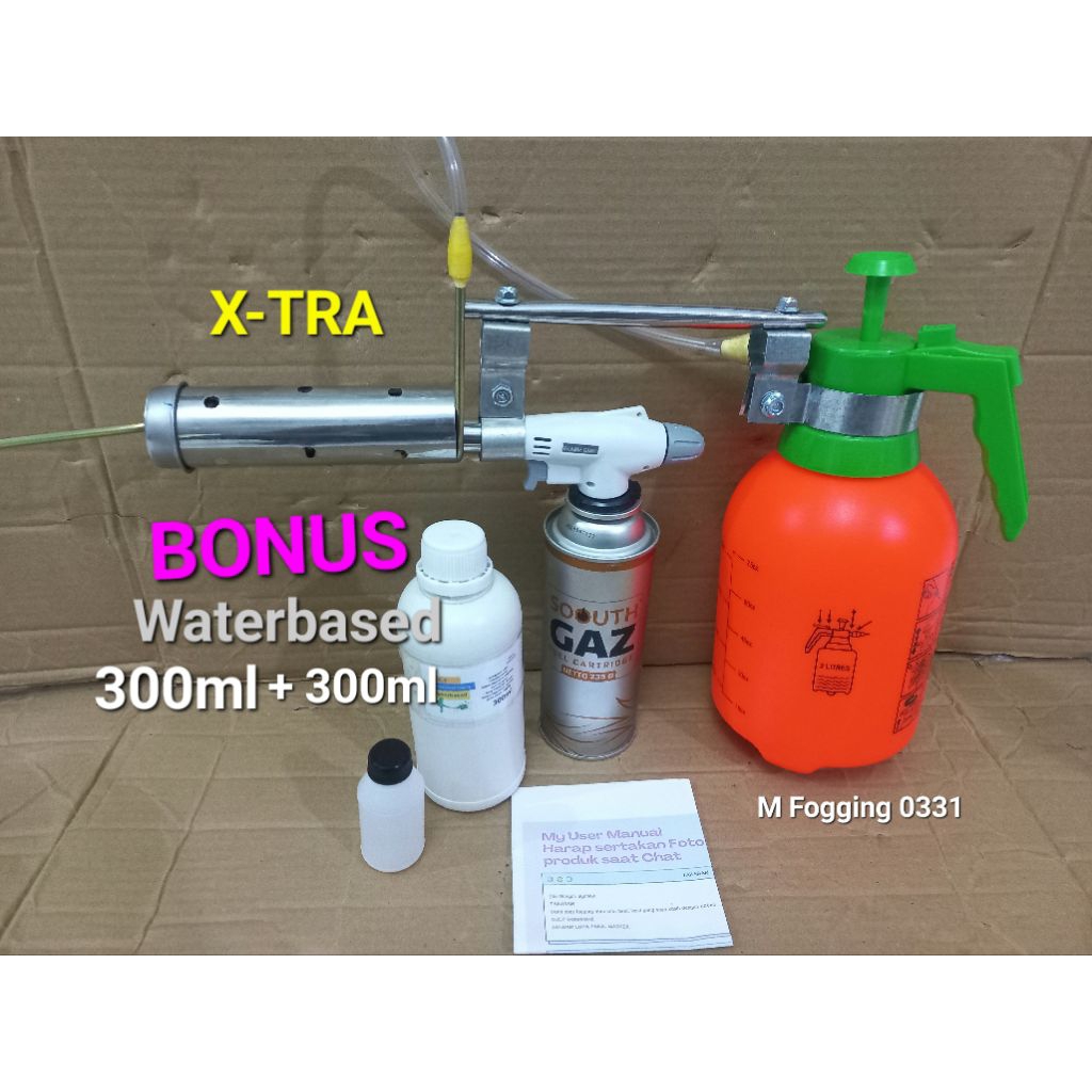 mini foger semprot seranga bonus obat poging nyamuk