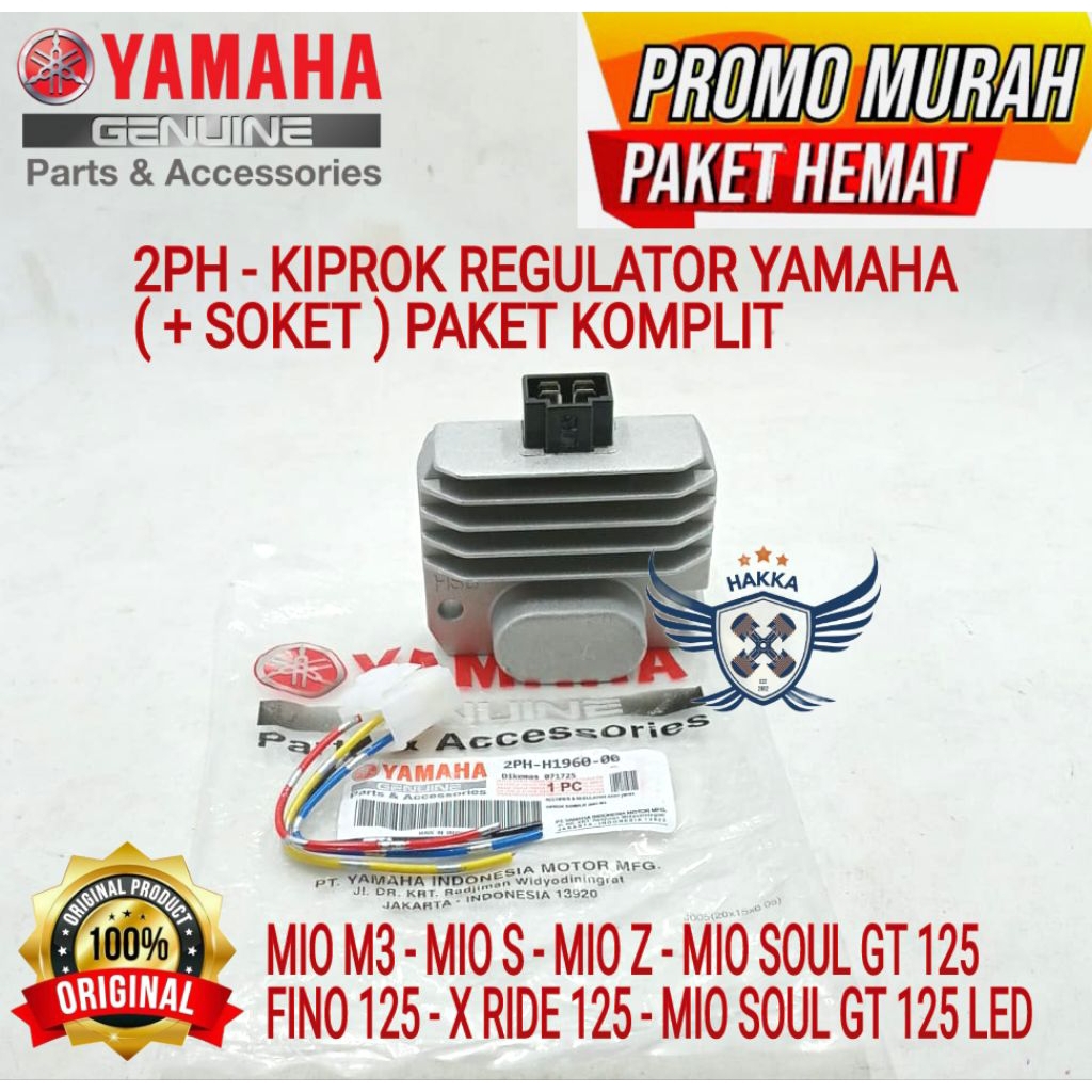 2PH ORIGINAL KIPROK + SOKET YAMAHA MIO M3, KIPROK YAMAHA MIO S, KIPROK YAMAHA MIO Z, KIPROK YAMAHA M