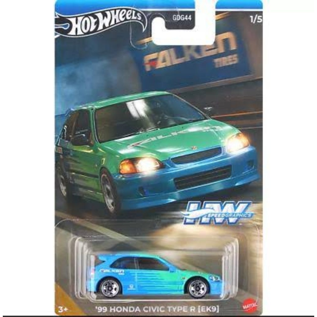 Honda Civic Falken ek9 hot wheels