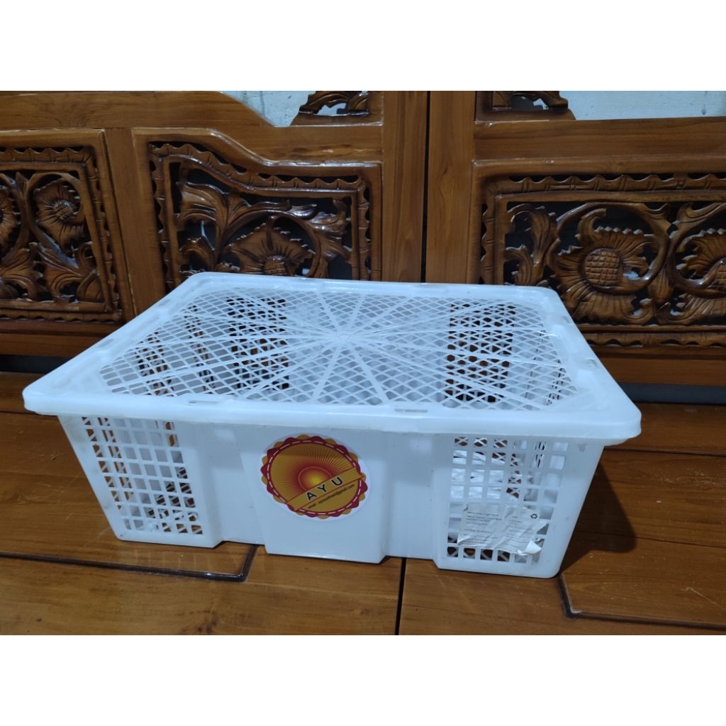 keranjang buah kelengkeng bekas layak pakai