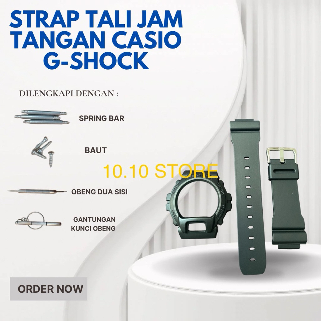 BEZEL STRAP CASIO G-SHOCK GSHOCK DW 6900 DW 6600 DW 8030 DW 8040 DOFF MATTE