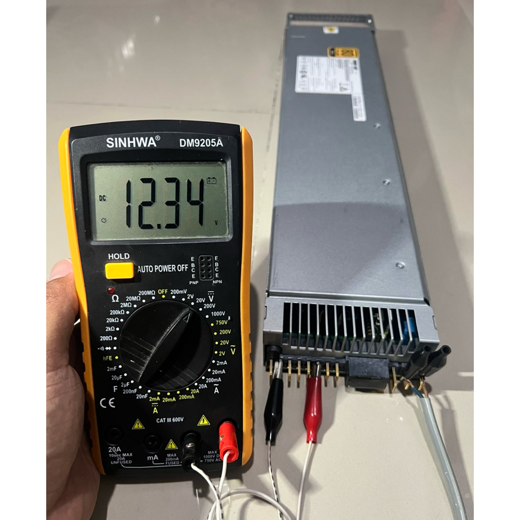 Power Supply SERVER/BTS Power One SPASUNM-09G Server PSU 12V 165A / Adjustable 12–16V 80 Plus Gold