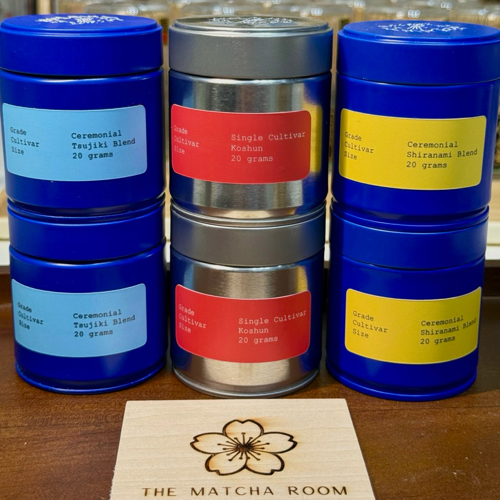 Rocky's Matcha - Single Cultivar Koshun, Ceremonial Tsujiki Blend, Ceremonial Shiranami Blend