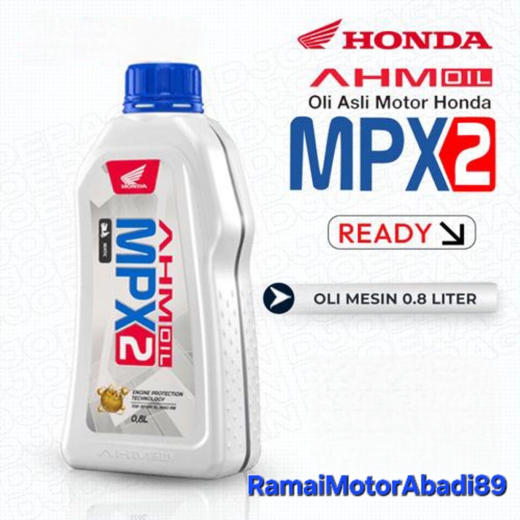 Oli ahm MPX2 matic honda