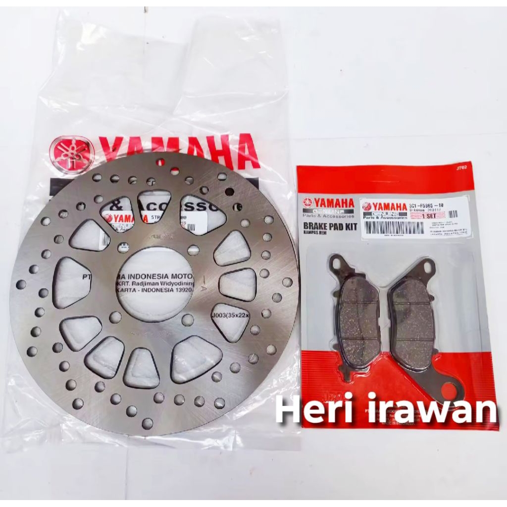 piringan depan+kampas rem Jupiter z lama Jupiter z Burhan Vega R New.ORi