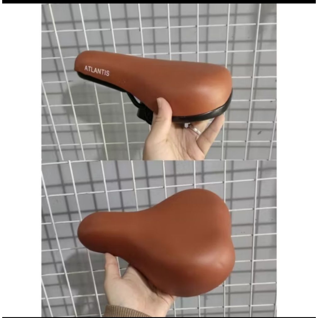 Saddle Sadel Jok Dudukan Sepeda Anak BMX Mini Lipat Selis 12 16 18 20 Inch Atlantis motif Coklat kla