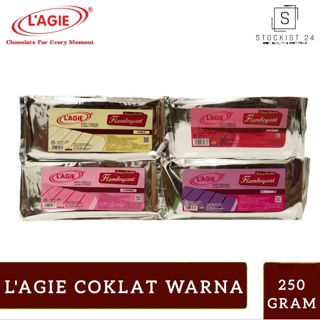 Lagie Coklat Blok Flamboyant 250gr