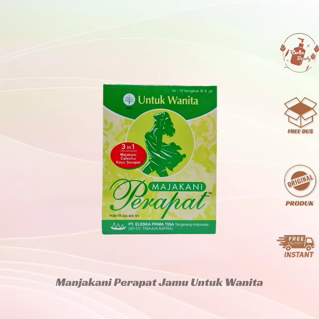 Manjakani Perapat Untuk Wanita 1 Box Original Jamu  , Jamu Untuk Wanita Dewasa