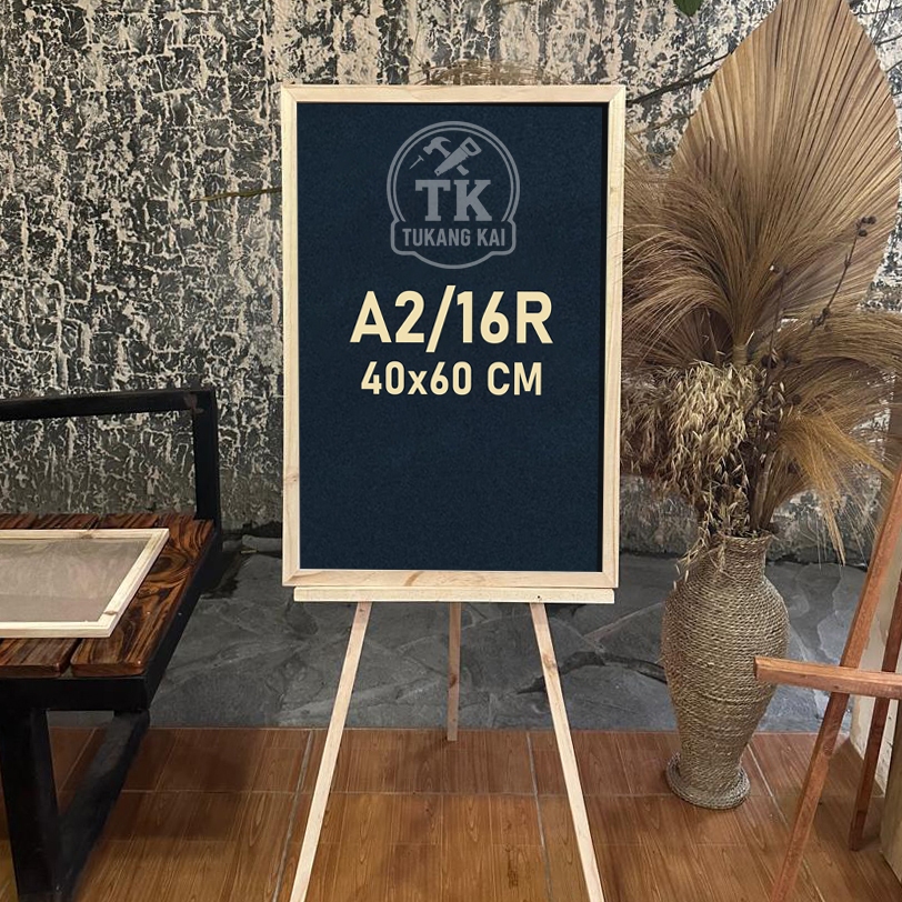 Figura Kayu Besar Ukuran 16R / A2 / 40x60 / Bingkai Foto Kayu A2