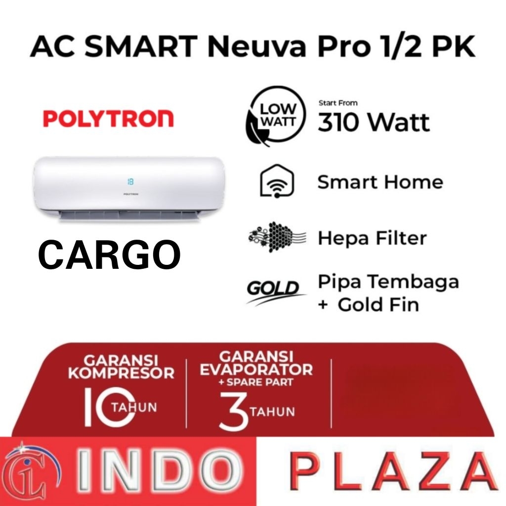 AC POLYTRON 1/2 PK SMART WIFI NEUVA PRO PAC-05VZSi (LUAR MEDAN)