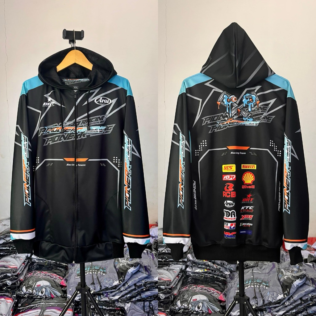 PIONERR RACING - JAKET RACING - RACING JACKET - JAKET RACING TERBARU - JAKET MOTOR - JAKET SUNMOORI 