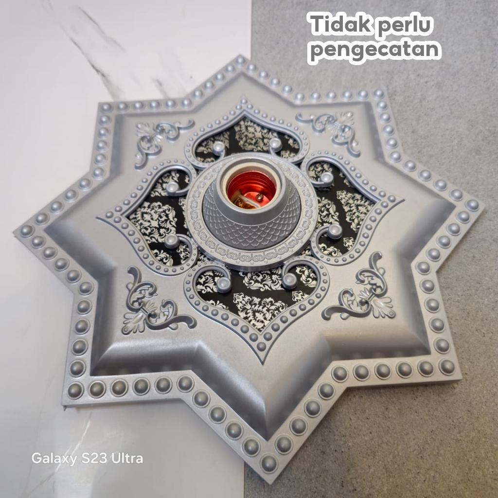 Vicon Fitting Lampu Ornamen Bintang 30CM // Piting Lampu Ornamen Bintang Besar Ukuran 30CM Plafon