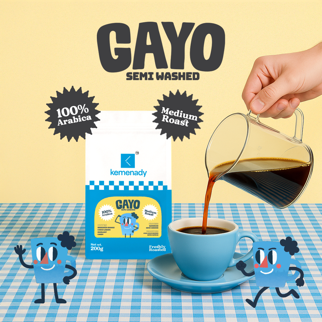 Kopi Arabika Aceh Gayo / Gayo Arabica Coffee 200gr - Biji Kopi