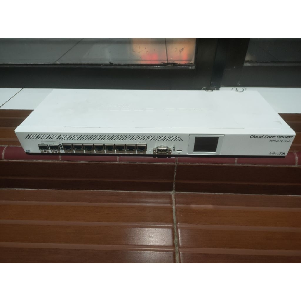 Mikrotik CCR1009 7G 1C 1S+ Second Bekas Normal