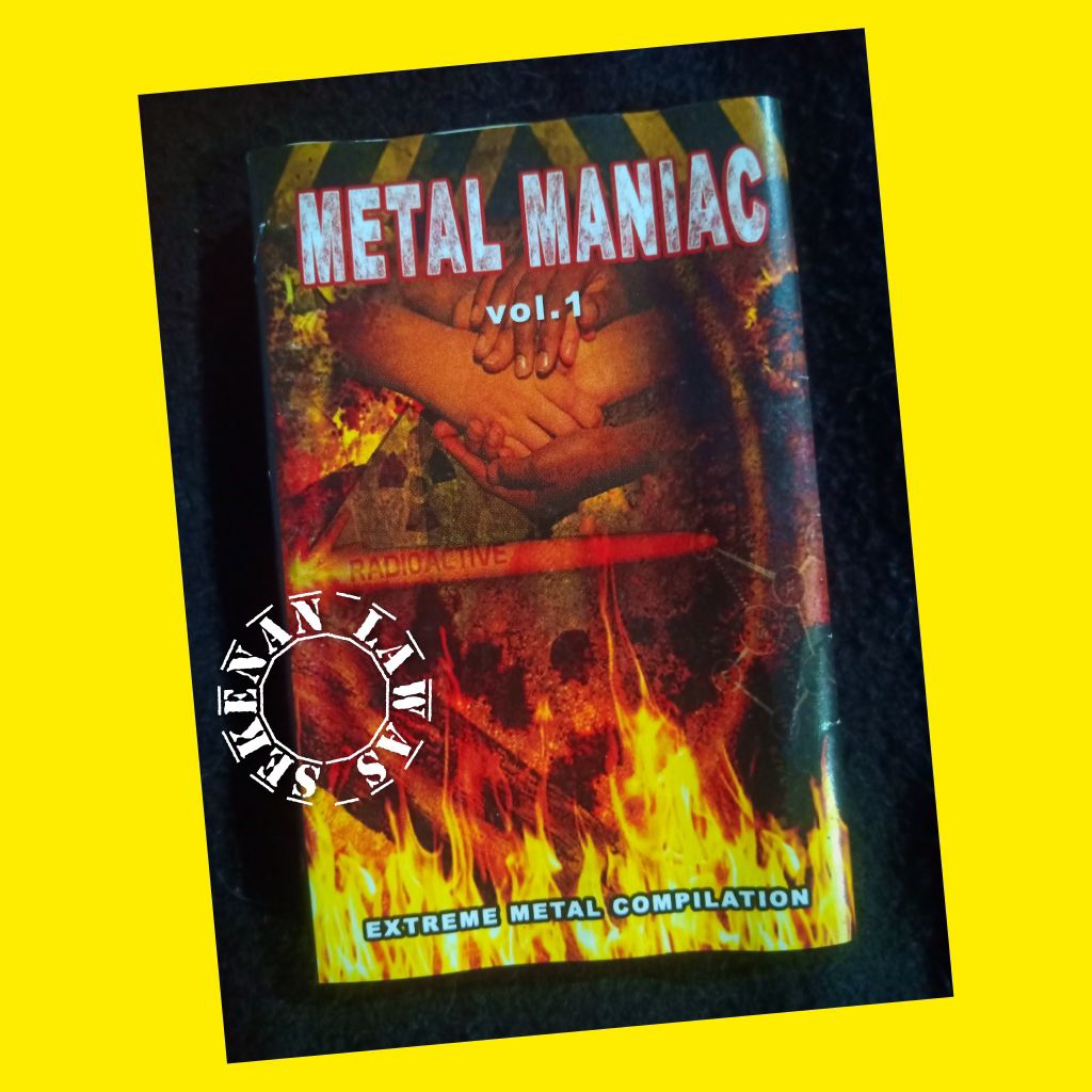 Kaset Pita Metal Maniac Vol. 1 (Mulus) / Tengkorak,Panic Disorder,Prosanatica, Godzilla