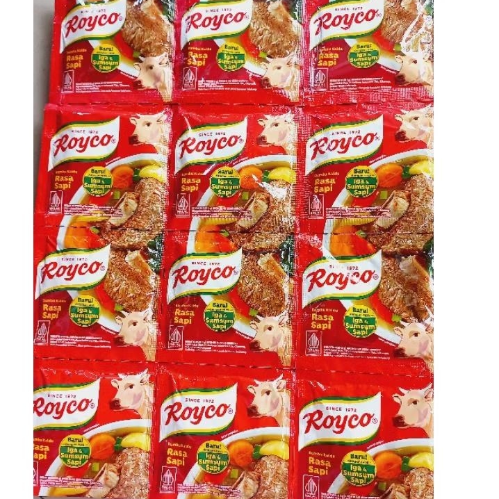 

Royco 6renteng isi 72saset rasa ayam dan sapi royko renteng