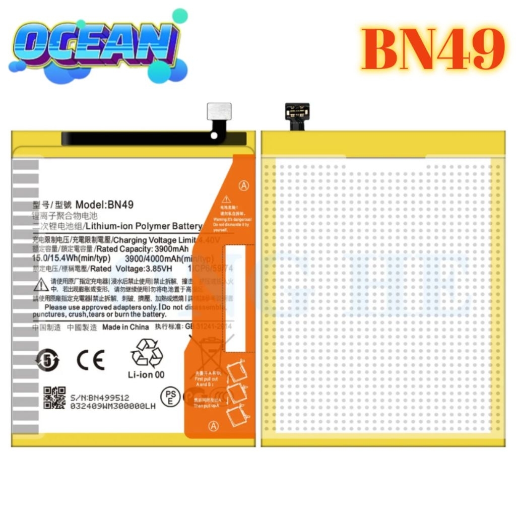 Baterai Batre Battery Redmi 7A BN 49 Original Battery Batrai Redmi 7 A BN49