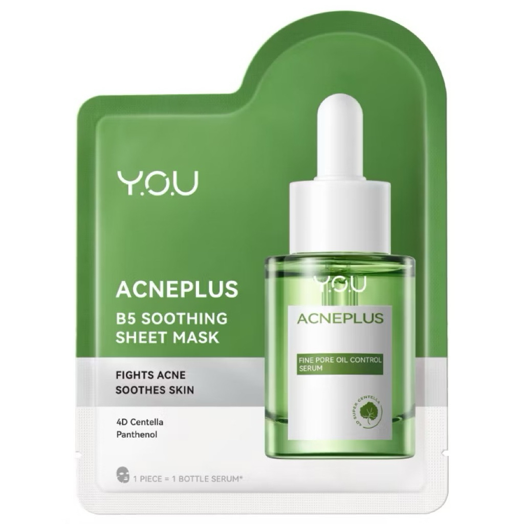 YOU Acneplus B5 Sooting Sheet Mask Masker Wajah