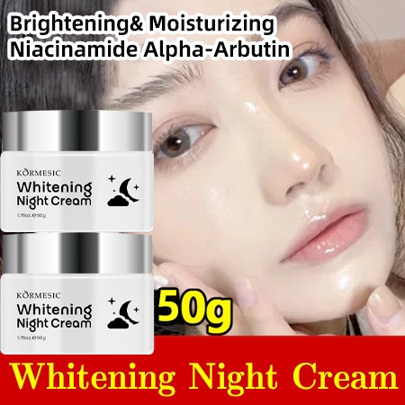 Krim Malam Pemutih Cream  Malam Cream Anti Aging Perbaikan  Night Cream Penghilang Flek Hitam Whiten