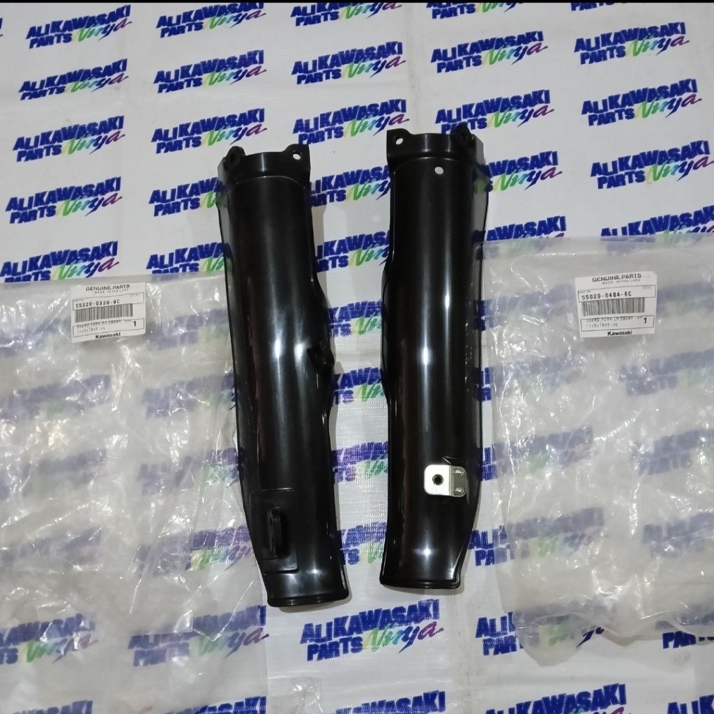 cover shock shok sok depan pelindung usd depan set kanan kiri kawasaki klx250 klx 250 dtracker 250 o