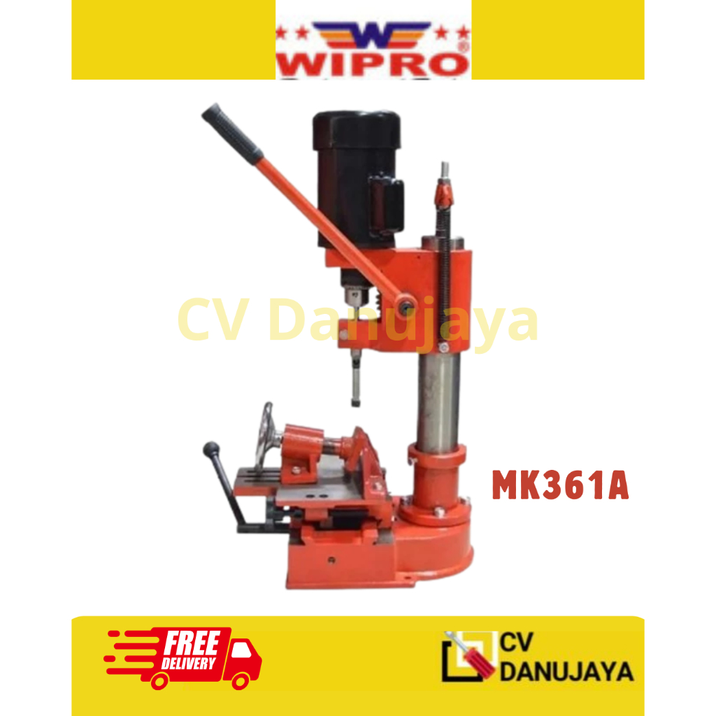 Mesin Alat Bor Drill Bobok Tatah Kayu Mortise Chisel WIPRO MK361A