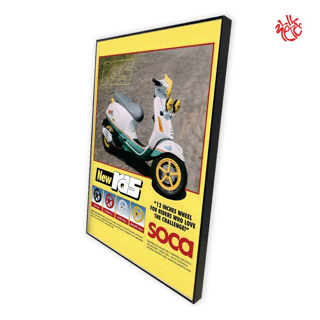 POSTER MOTOR / AESTHETIC POSTER / POSTER FRAMEBLOCK 475