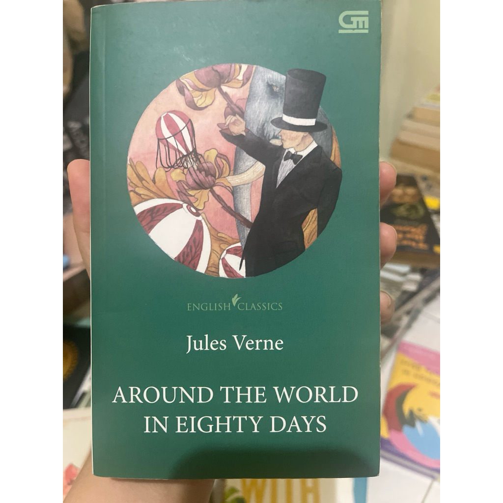 BUKU : (preloved) AROUND THE WORLD IN EIGHTY DAYS - JULES VERNE