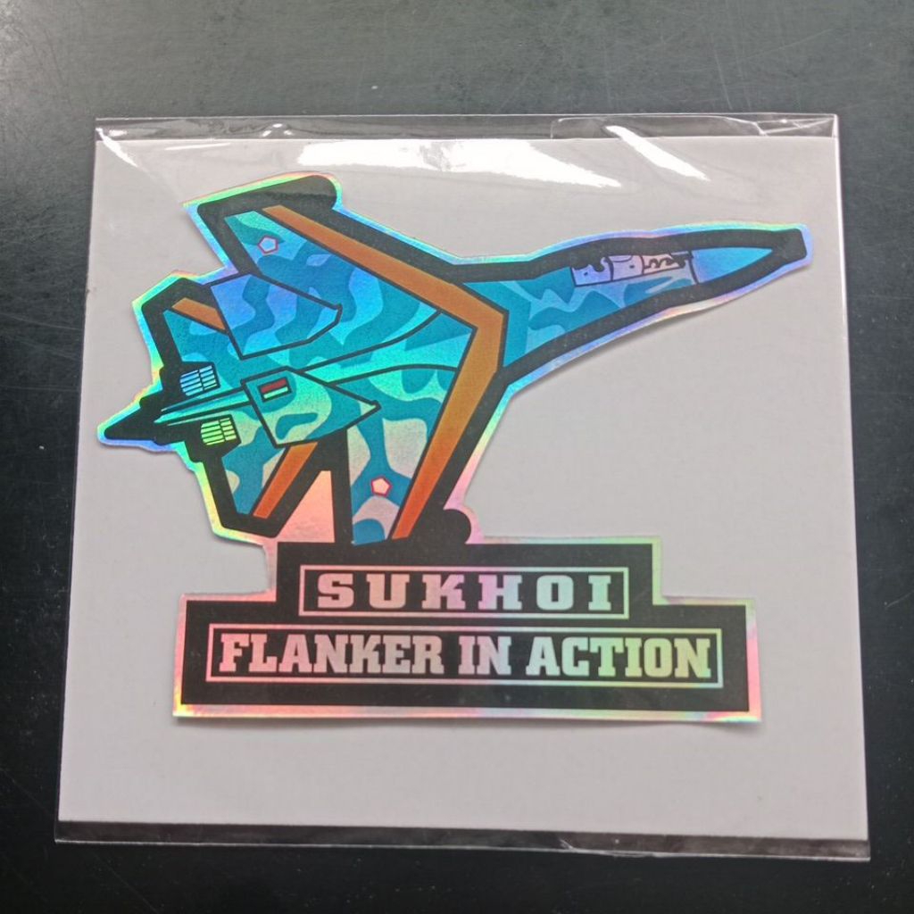 stiker SUKHOI/stiker hologram glossy