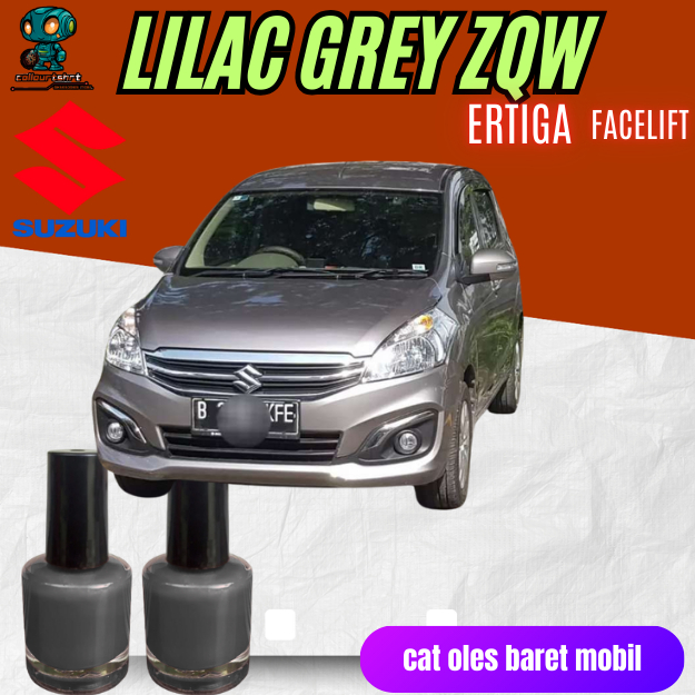 Cat Oles Baret Ertiga Facelift Lilac Grey ZQW untuk Mobil Suzuki Ertiga Facelift Warna Lilac Grey ZQ