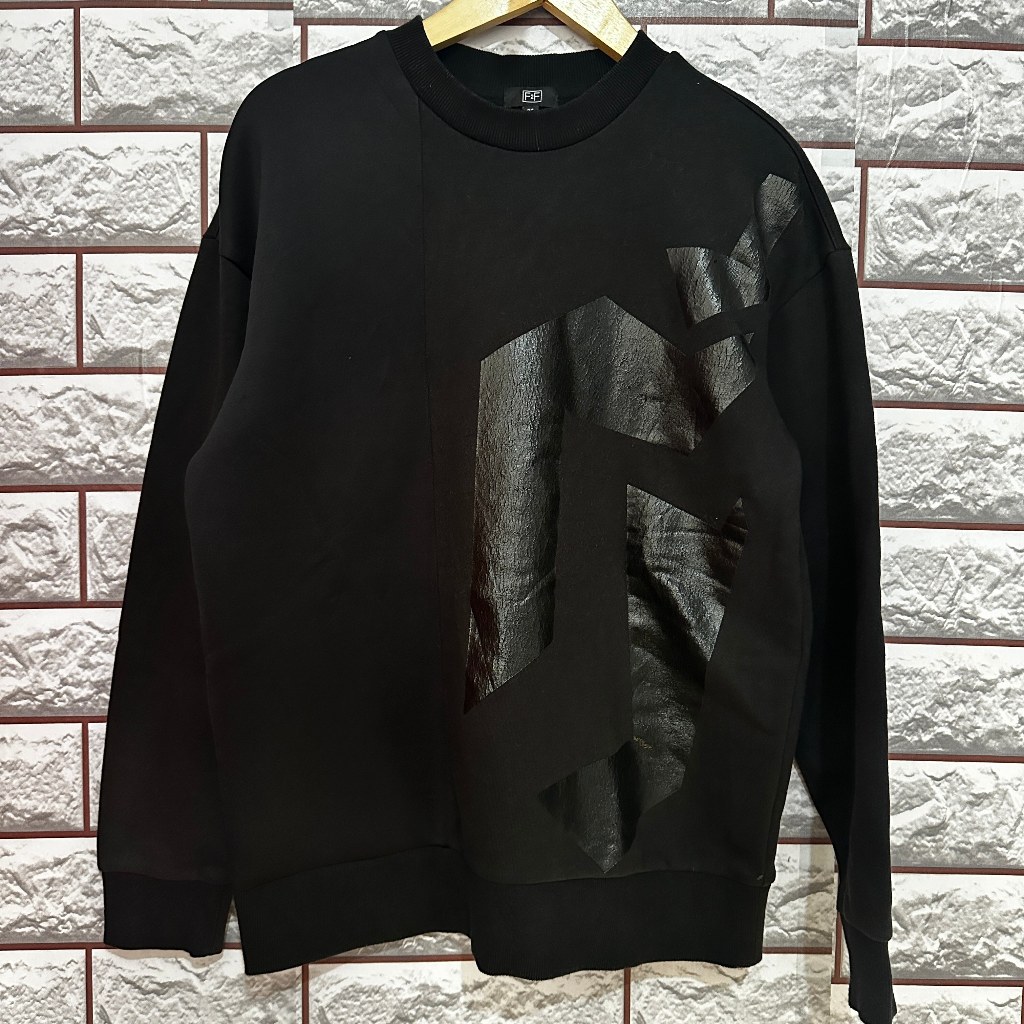 F2F Hitam - Big Black Motif (Crewneck)