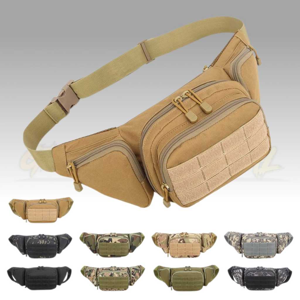 [TAS SELEMPANG 258] Tas Selempang Pria Tas Pinggang Pria Bahan Nilon Tas Selempang Keren Tas Fashion