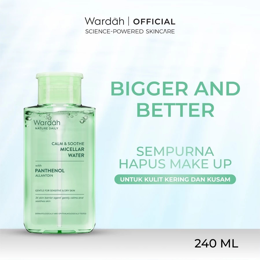WARDAH NATURE DAILY SEAWEED CLEANSING MICELLAR WATER / WARDAH MICELLAR WATER