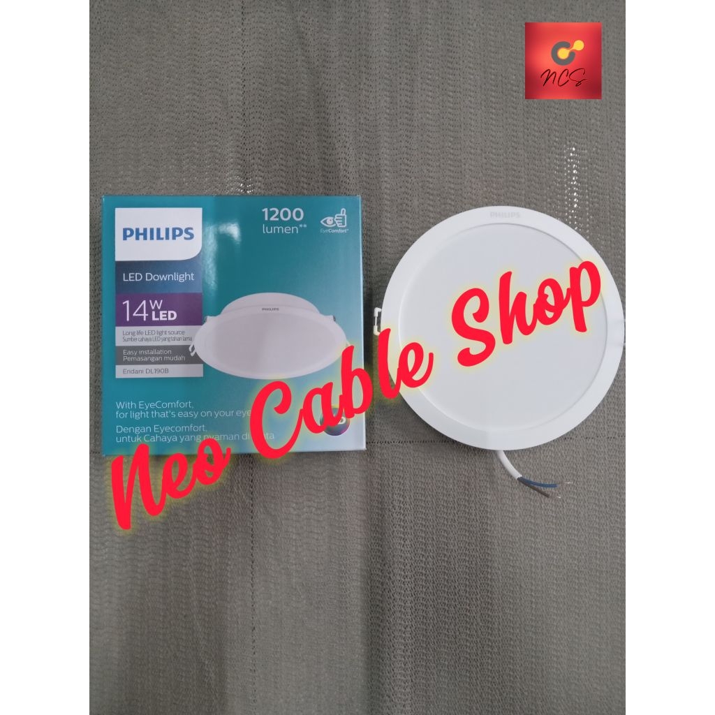 DL190B Eridani Downlight Philips 14W 14Watt