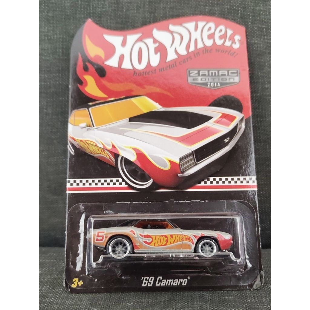 Hot Wheels 69 Camaro Silver Zamac Walmart Exclusive (Rare)