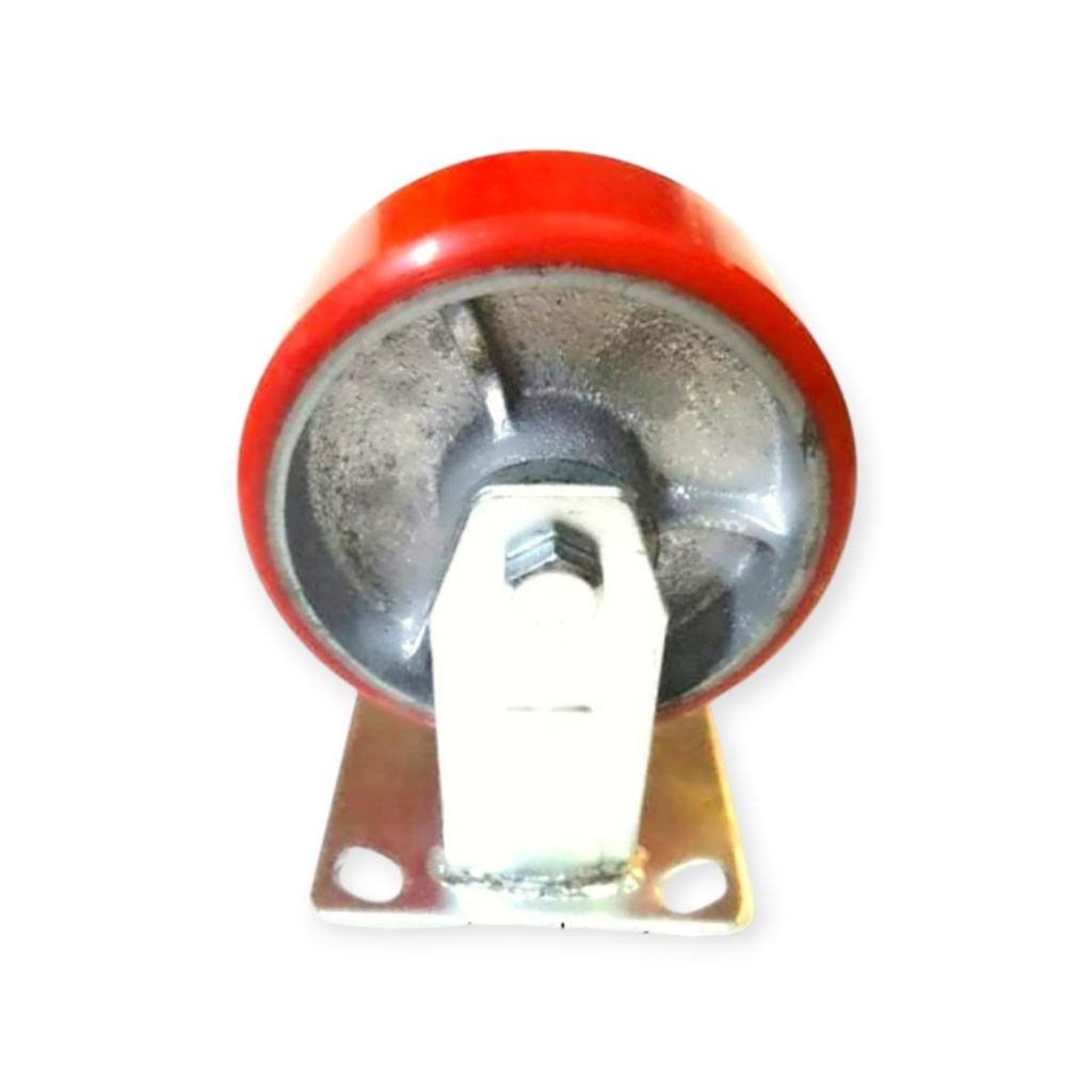 Roda Troli PU Heavy Duty 6 Inch Mati