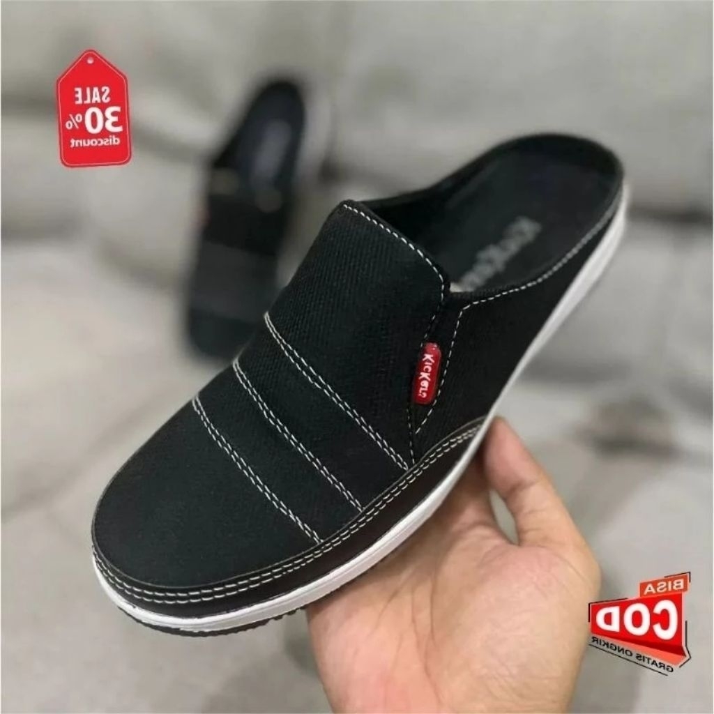 sepatu kickers pria / slop pria / sepatu bustong / sandal sepatu sepatu sandal / kickers pria