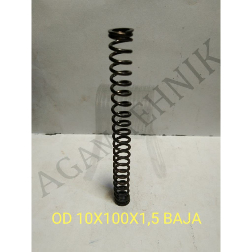 PER SPRING PEGAS TEKAN OD 10X100X1,5 BAJA