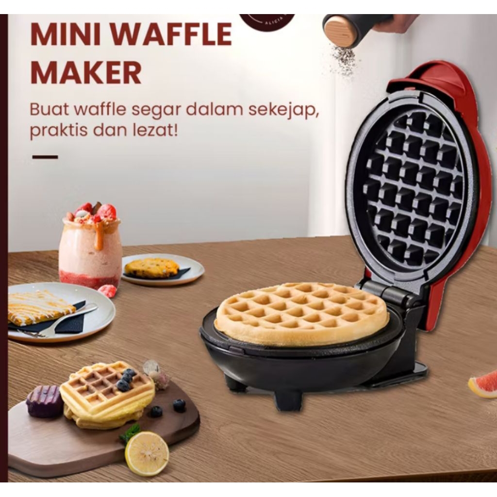 (COD) ✅ cetakan waffle elektrik / mesin waffle / cetakan kue waffle / cetakan wafle / cetakan waffle