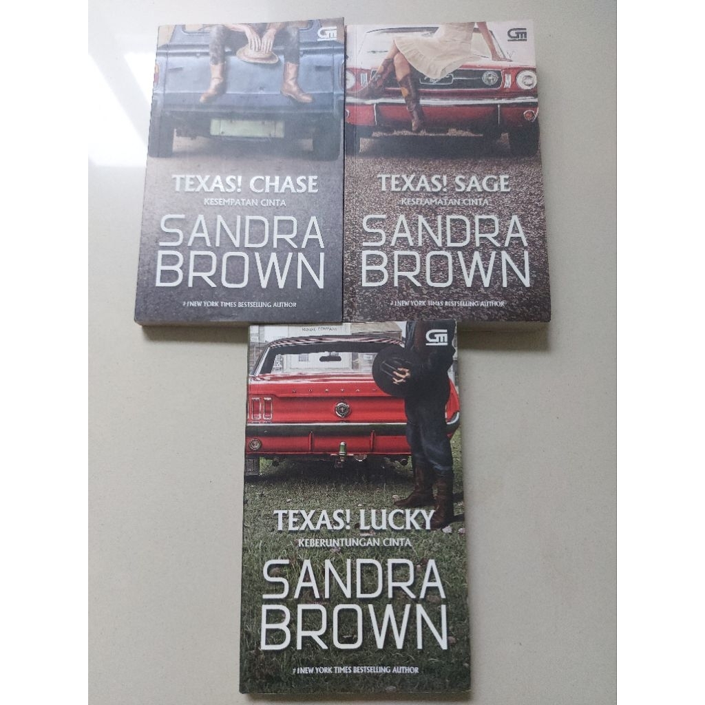 Novel Sandra Brown texas chase , texas sage , texas lucky