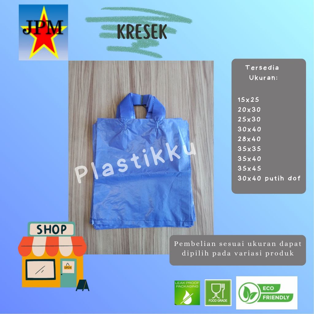 Kantong Kresek HD Tali Warna  / Kantong Kresek HD Tali  / Kantong Kresek HD Tali   / Kantong Kresek 